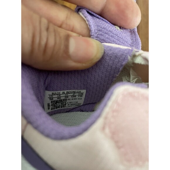 adidas Pink Purple Suru365 Training Slip-On Baby Toddler Shoes Strap Size 5K - Picture 8 of 12